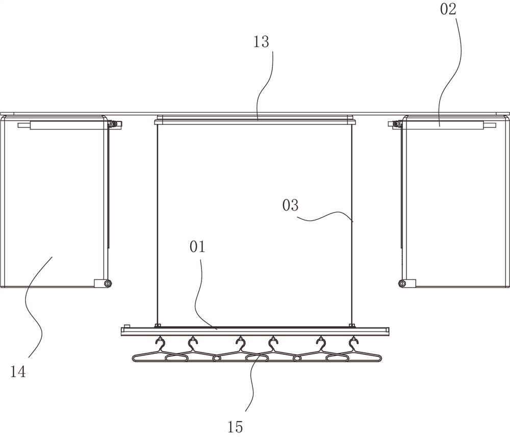 A lift-and-joint clothes-drying pole structure