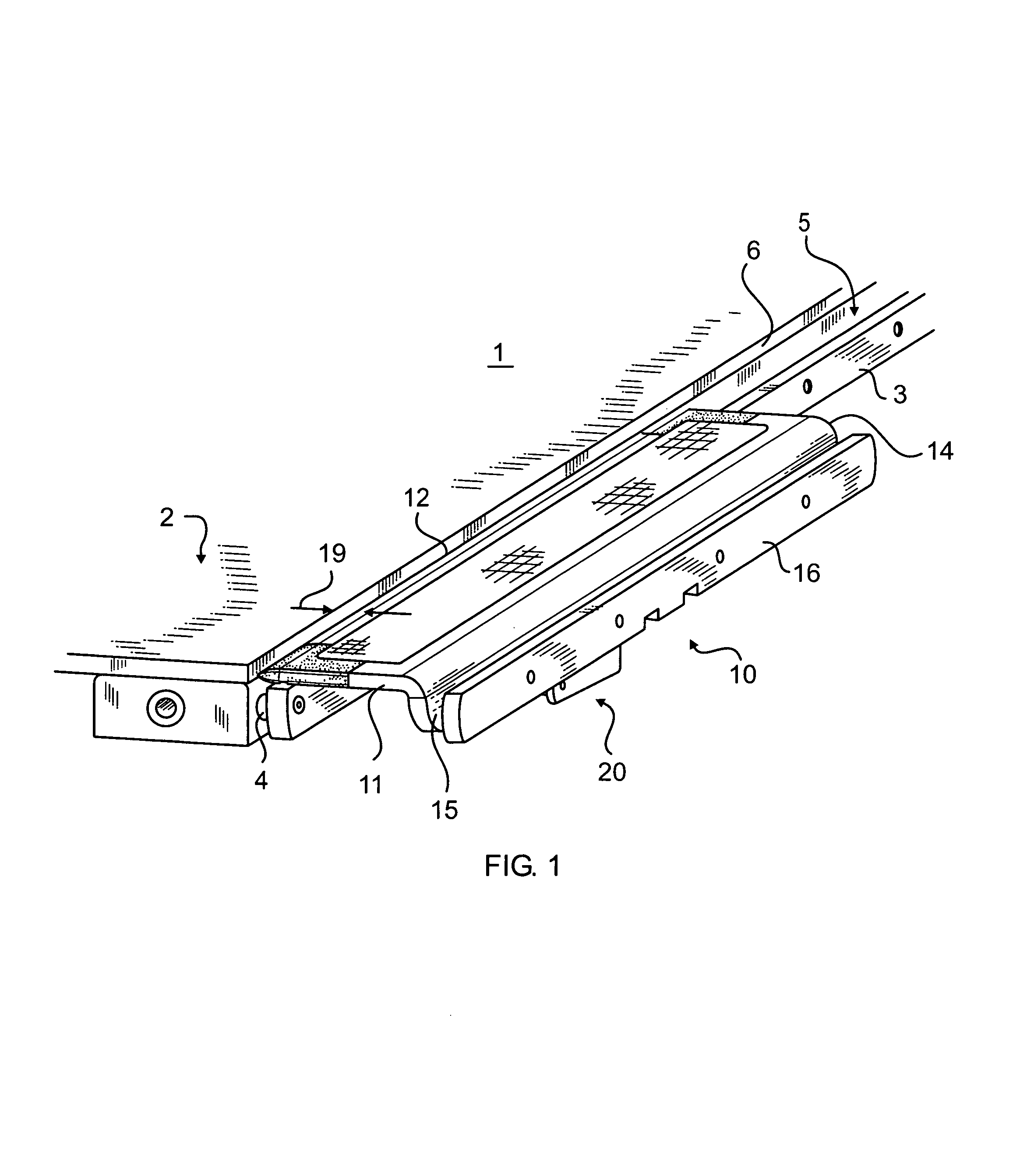 Surgical table width extension and angularly orientable attachment
