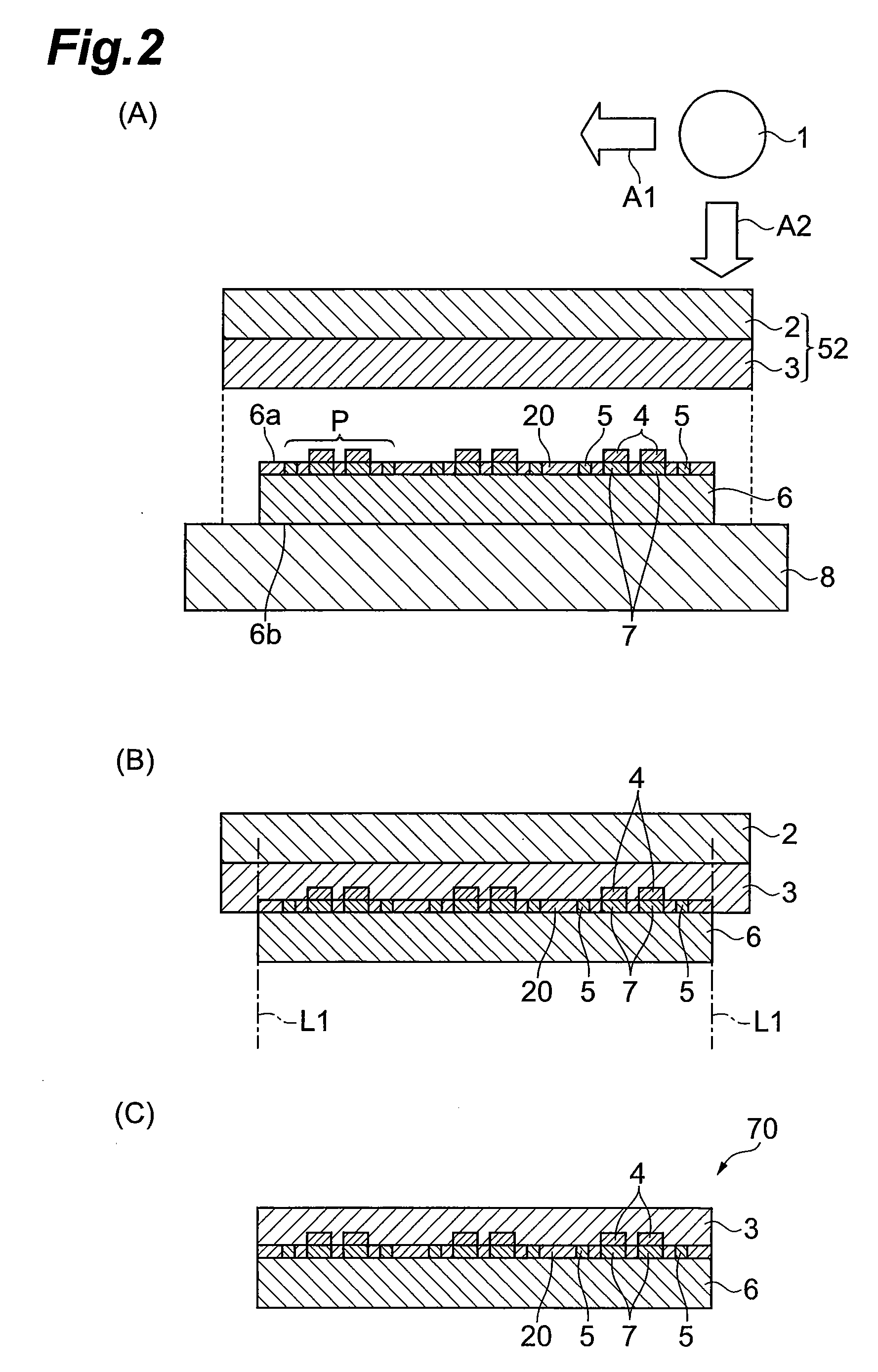 Production method of semiconductor device and bonding film