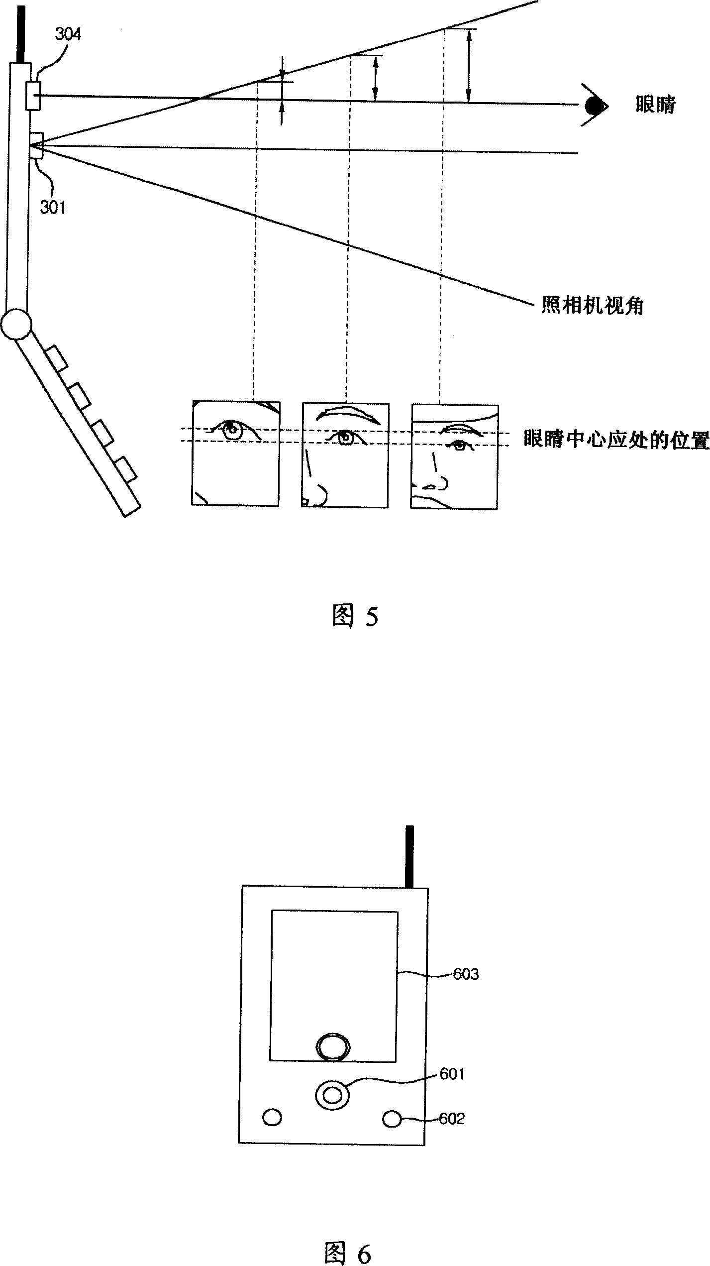 Mobile iris identifying system and method