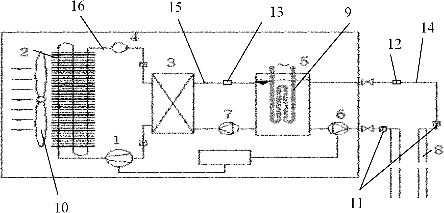 Vehicle-mounted physical parameter tester of geological heat of ground source heat pump