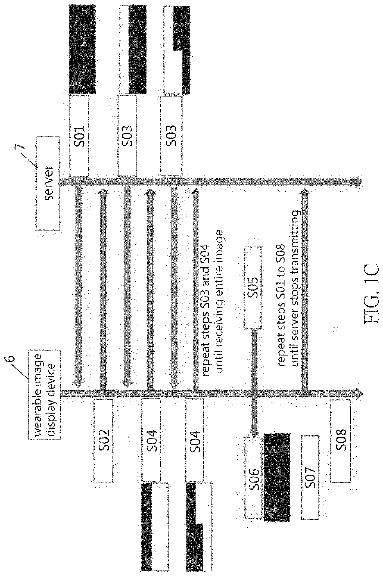 Wearable image display device for surgery and surgery information real-time display system