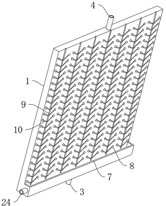 Greenhouse light and hot water integrated regulation and control device and method and greenhouse