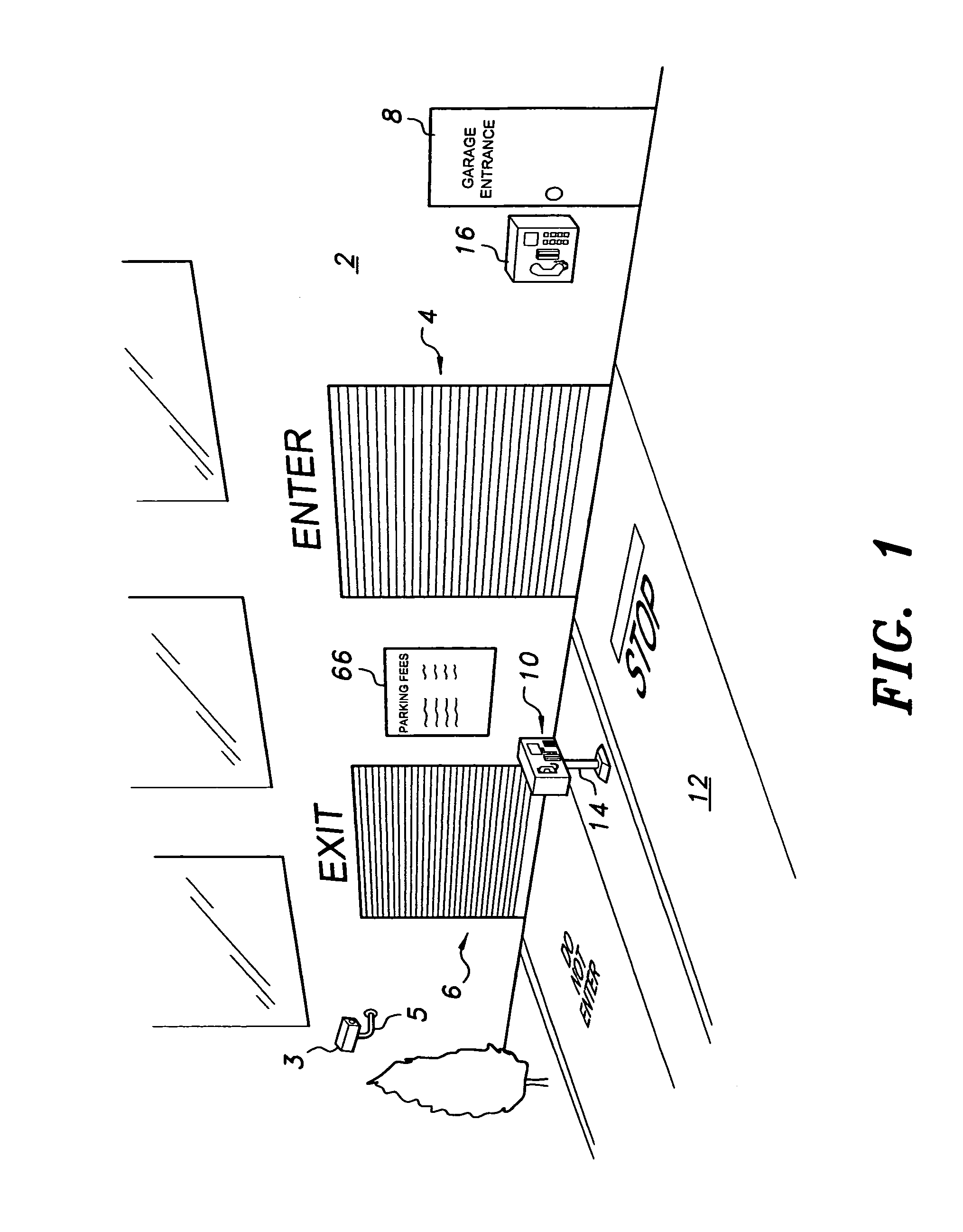 Virtual attendant system and parking management system
