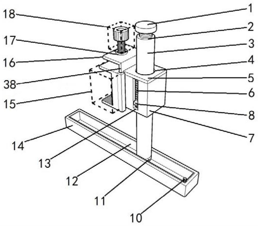 Electric transmission device for reciprocating motion of breast cancer electron beam radiotherapy radiation field light blocking sliding finger assembly