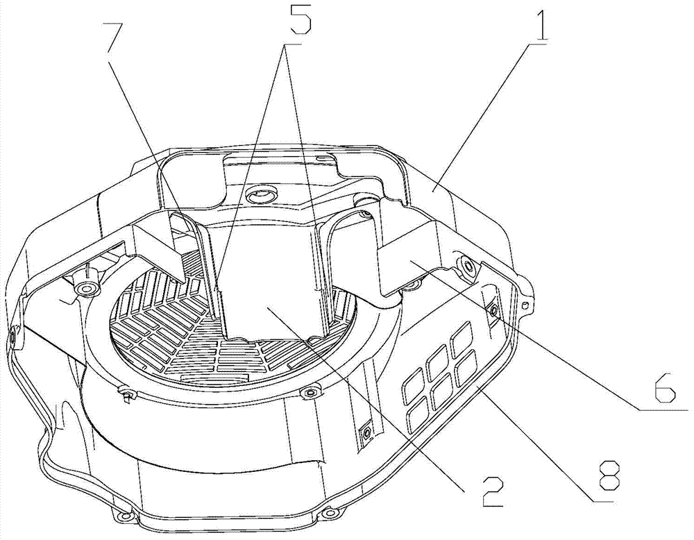 Fan cover for general machine