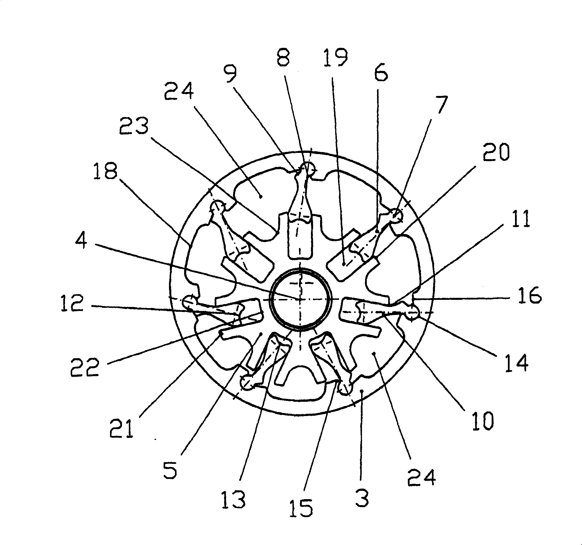 Oscillating slide machine