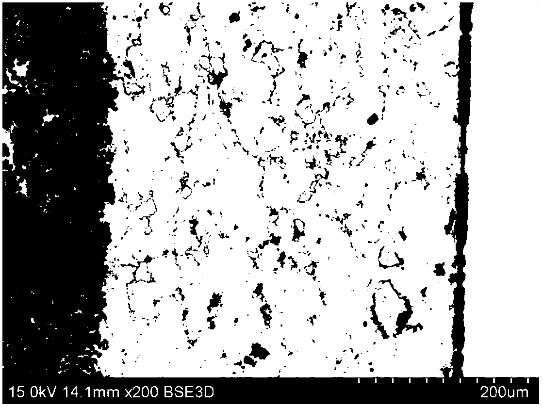 Method for connecting carbon fiber reinforced aluminum-based composite with metal