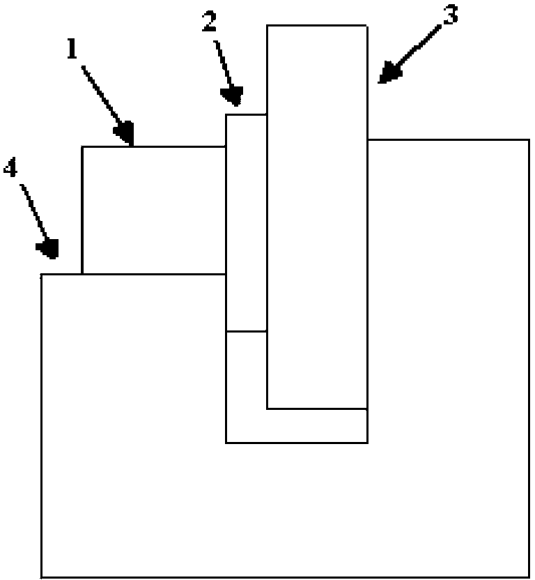 Method for connecting carbon fiber reinforced aluminum-based composite with metal