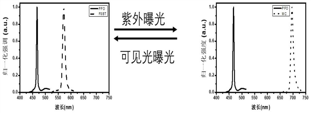 Multifunctional organic thin-film laser device, preparation method and application thereof