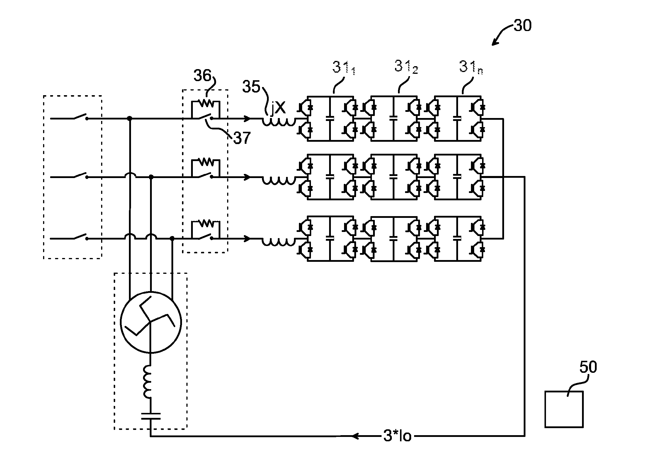 Method For Energizing A Chain-Link Converter, Controller, Computer Programs And Computer Program Products