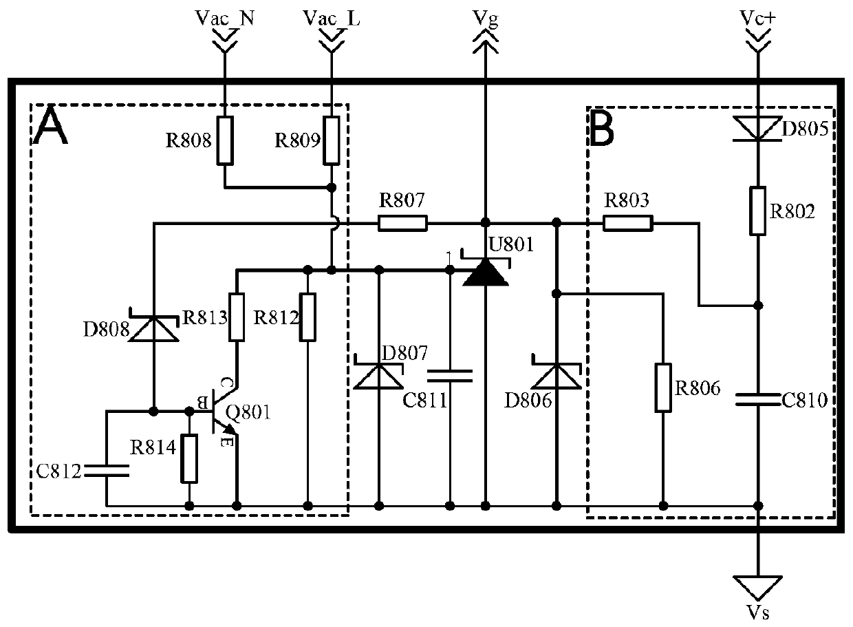 A low-cost input anti-overvoltage protection circuit