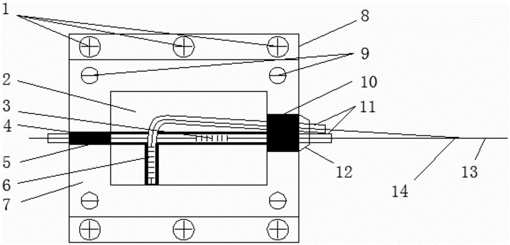 A fiber Bragg grating low temperature sensor for simultaneous measurement of strain and temperature and its application method