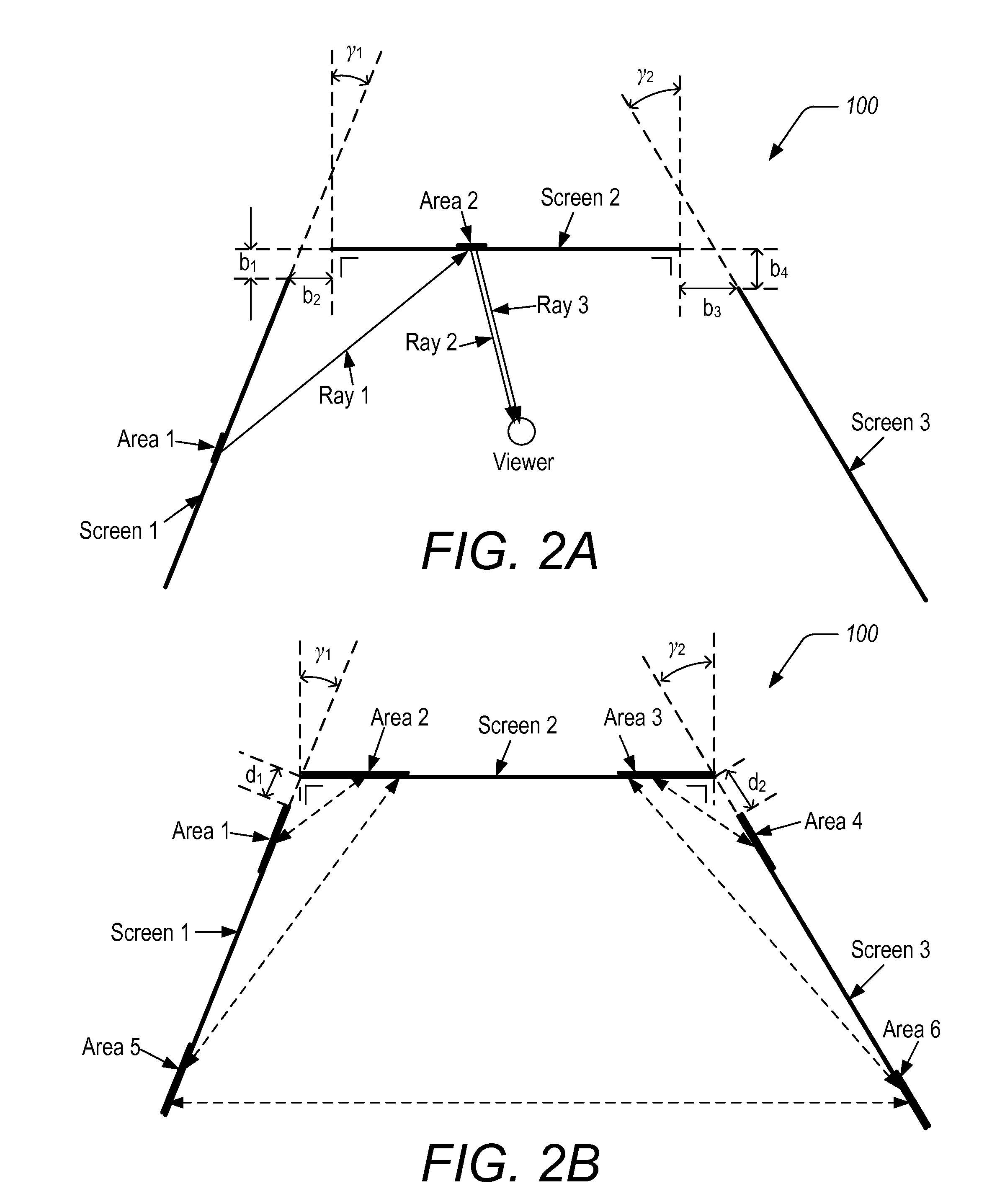 Display systems and methods employing time multiplexing of projection screens and projectors