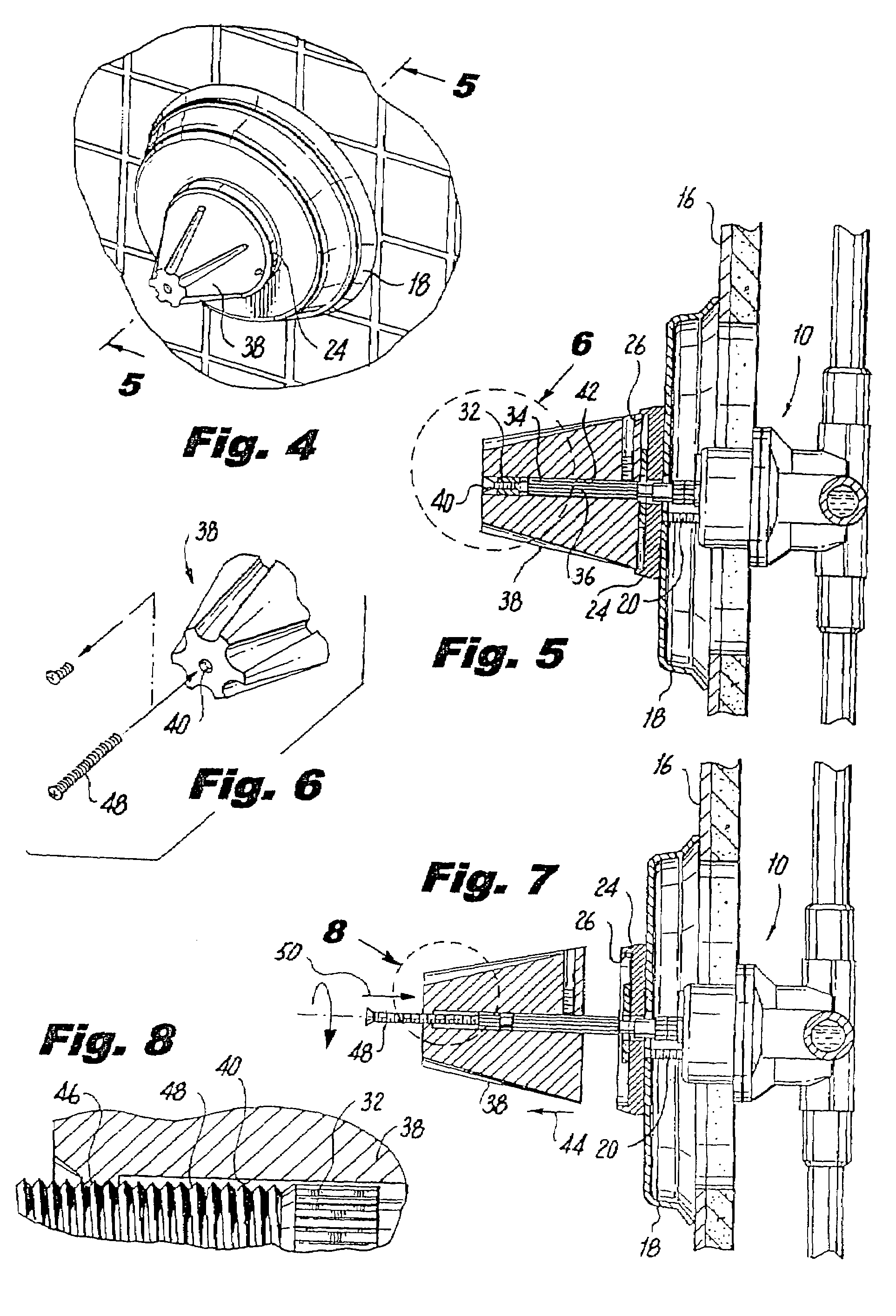 Disassembly method from a water mixing valve of a handle thereof