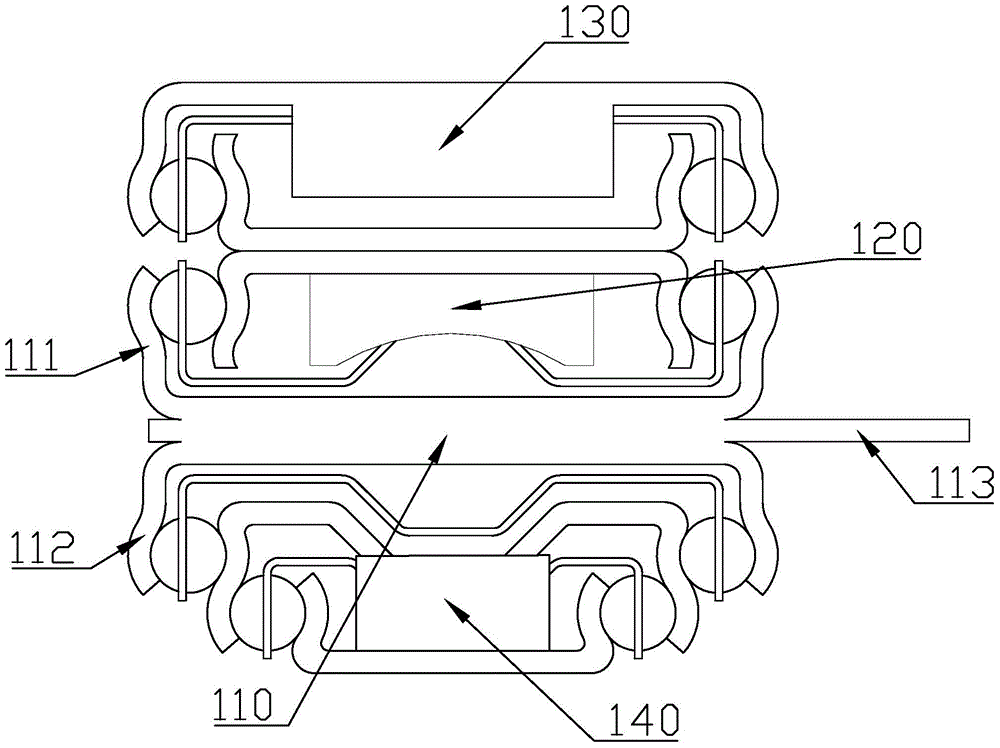 Multi-section sliding rail allowing splicing