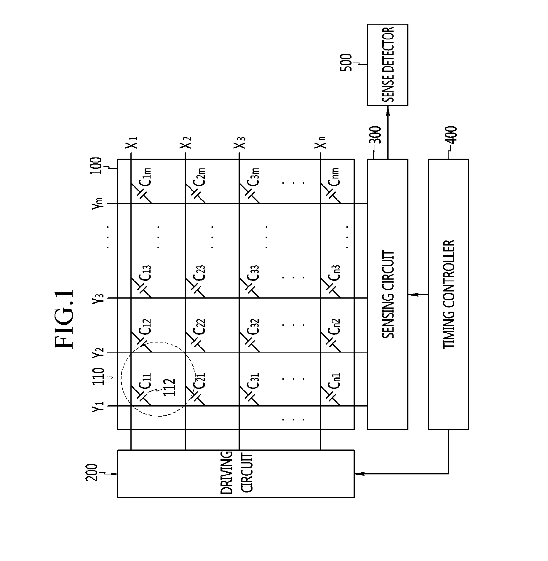Touch screen device, and driving device and driving method for touch panel