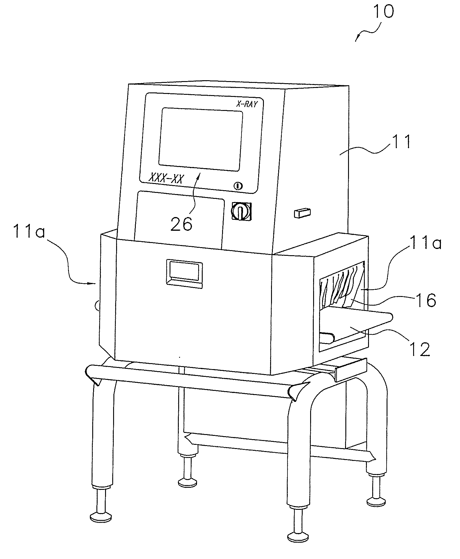Weight inspection apparatus and weight inspection system provided therewith