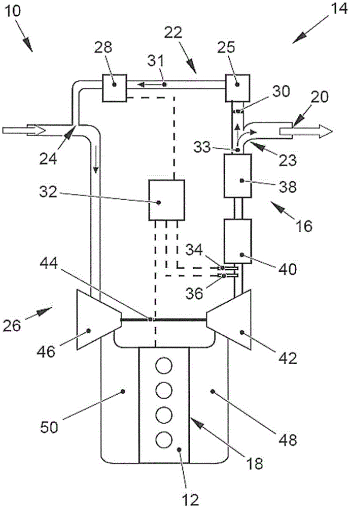 Method for regenerating a filter element contaminated with solid materials in an exhaust gas system, and exhaust gas system