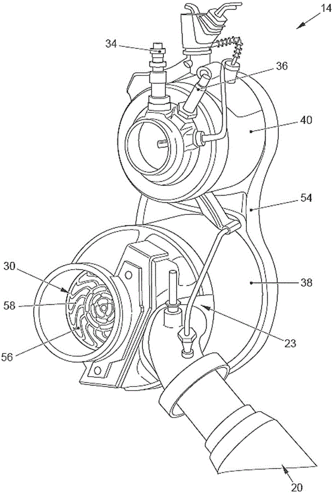 Method for regenerating a filter element contaminated with solid materials in an exhaust gas system, and exhaust gas system