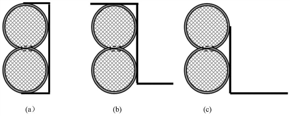 Cabin door heat sealing material component and preparation method thereof