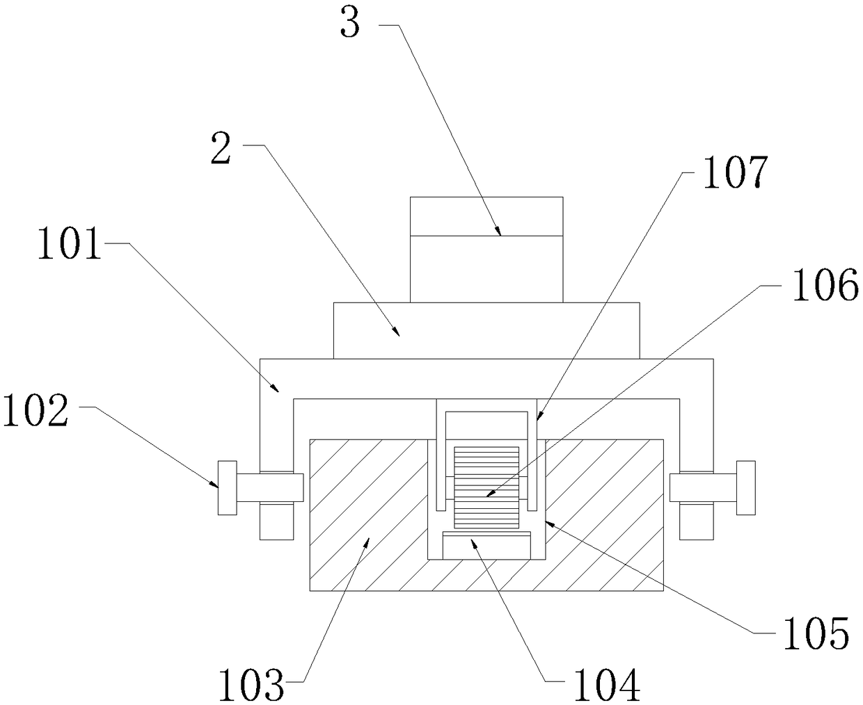 Fixing device of video monitoring equipment