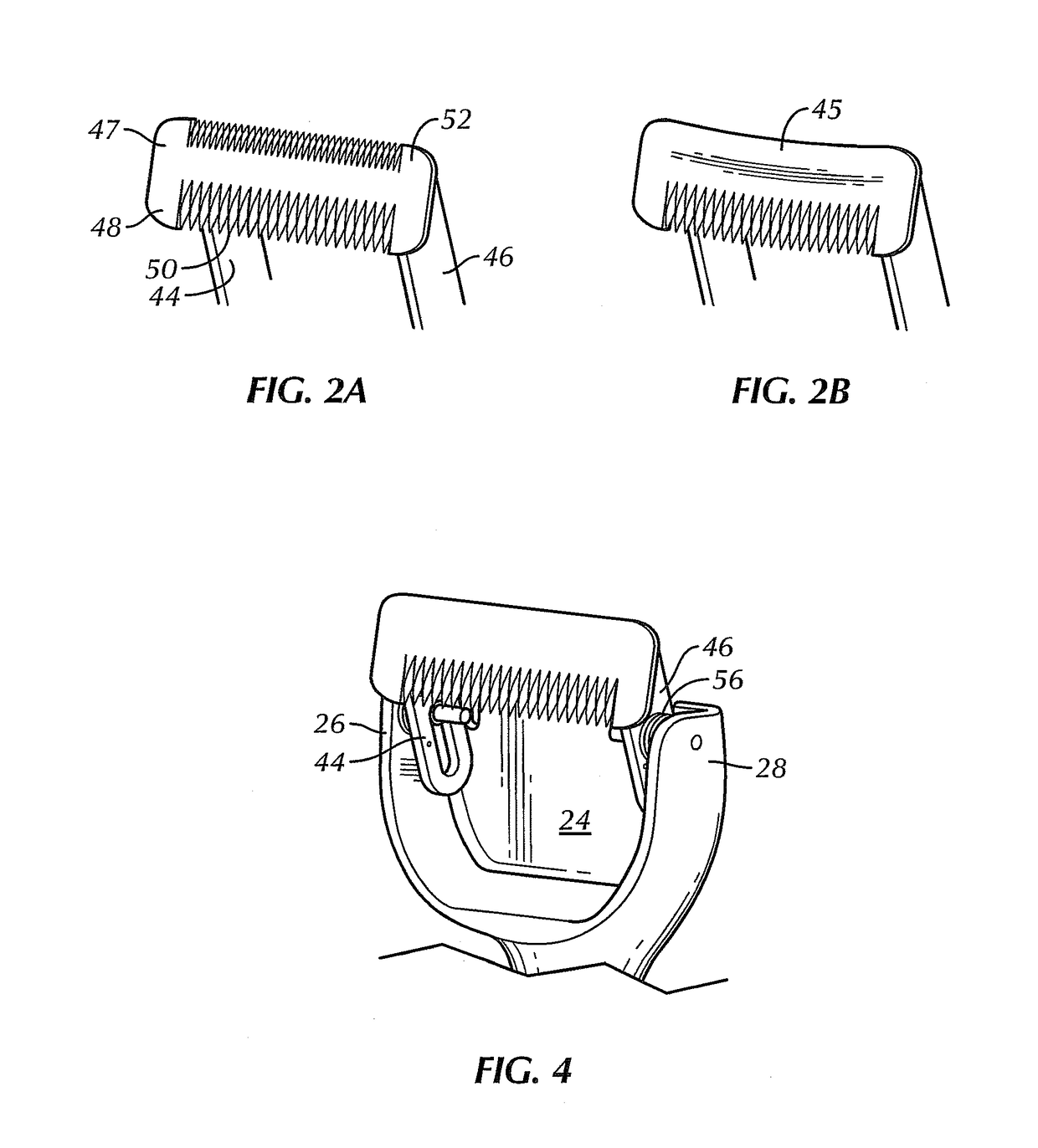 Grooming tool and method of removing hair from a pet associated therewith