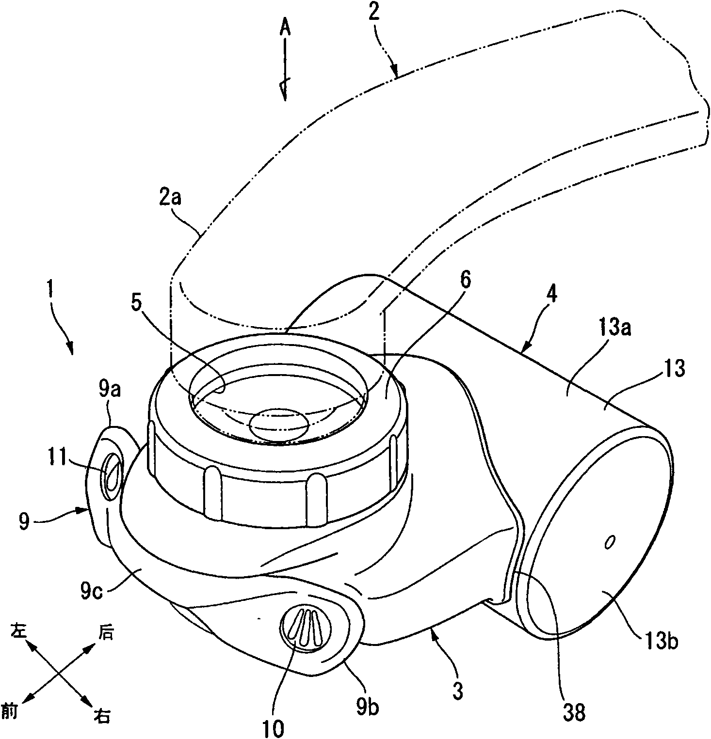 Water purifying cartridge, and water purifier