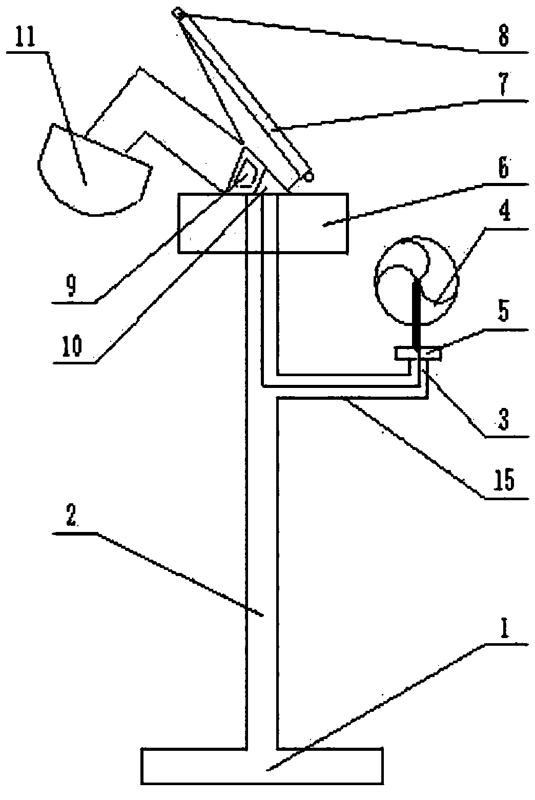 Low-energy-consumption LED street lamp