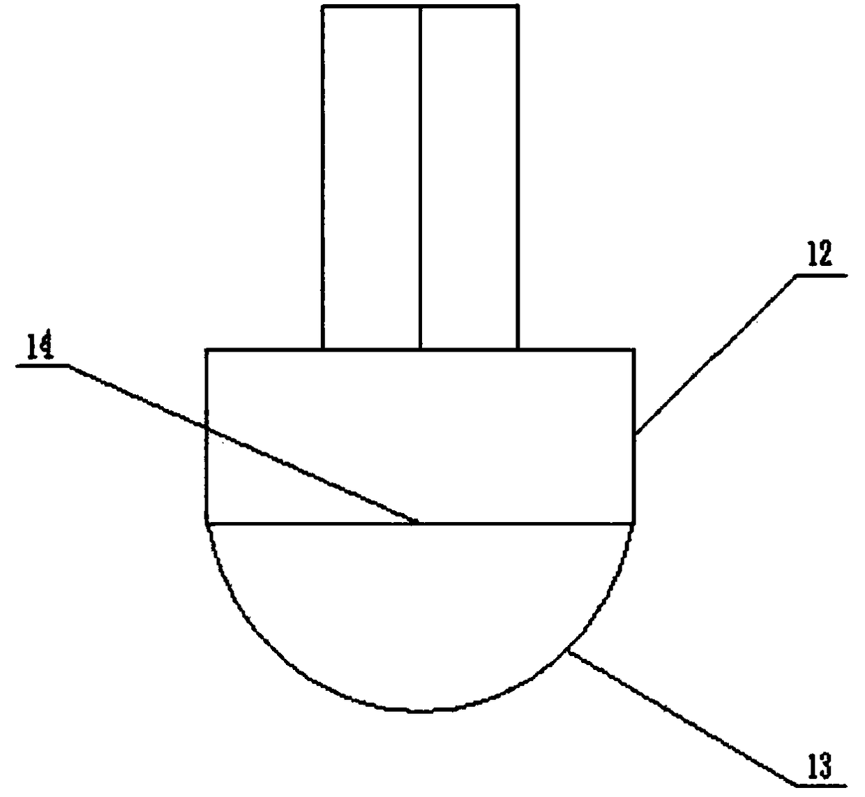 Low-energy-consumption LED street lamp