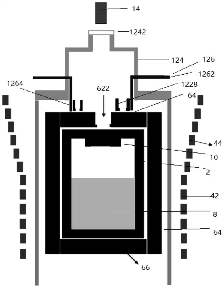 A device for preparing single crystal and method for preparing silicon carbide single crystal