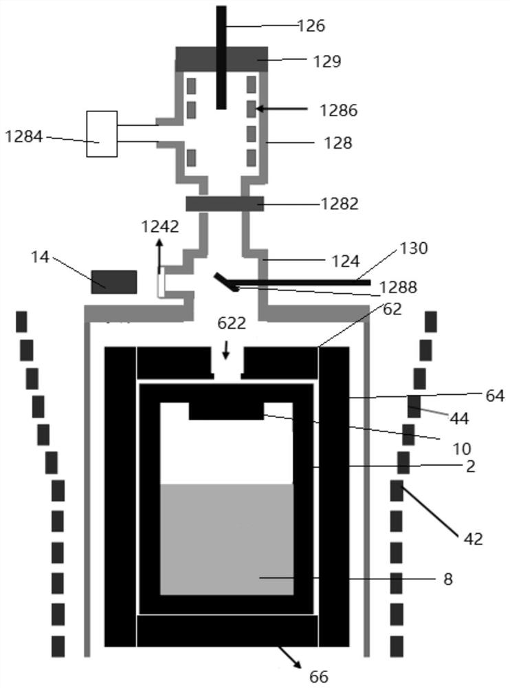 A device for preparing single crystal and method for preparing silicon carbide single crystal