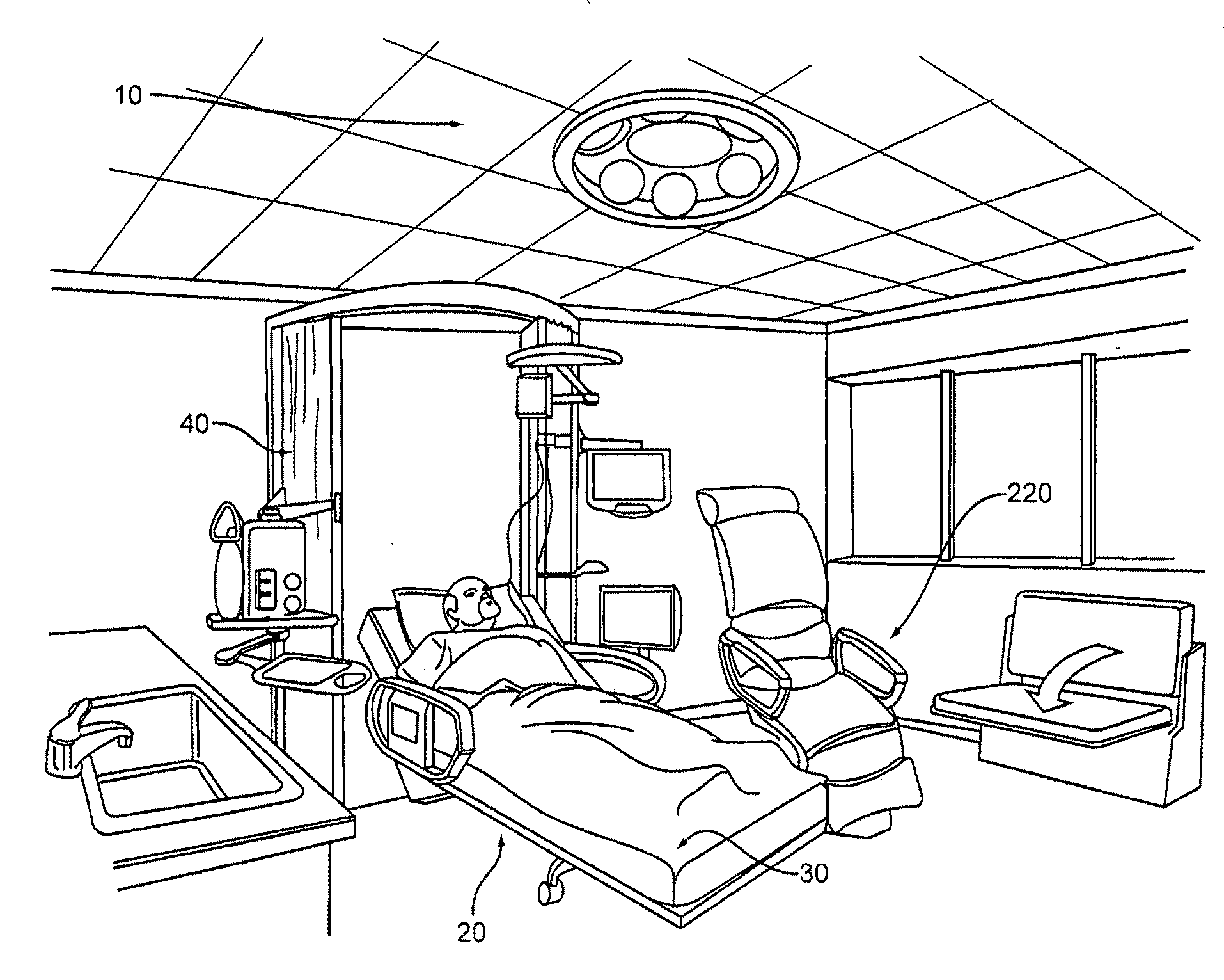 Integrated patient room