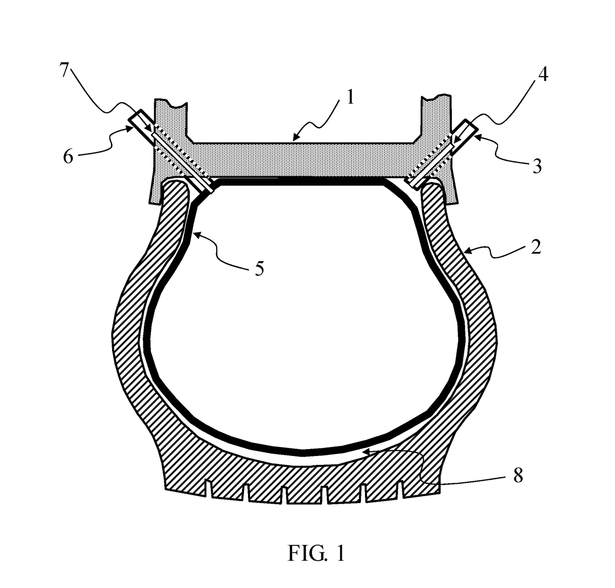 Self-healing tire