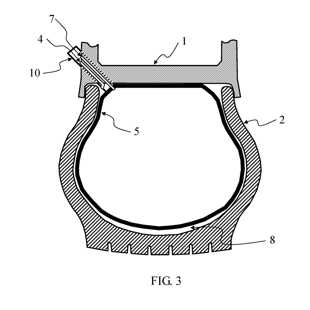 Self-healing tire