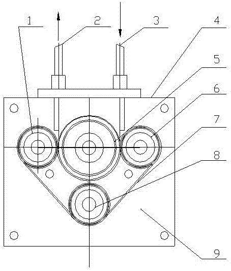 Precise finished product roller package conveying pump