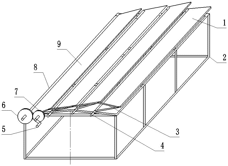 Tomato transport anti-pressure compartment flap table and tomato harvesting body formed