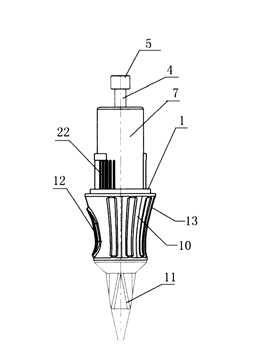 Non-resilient Tattooing Needle and Tattooing Device