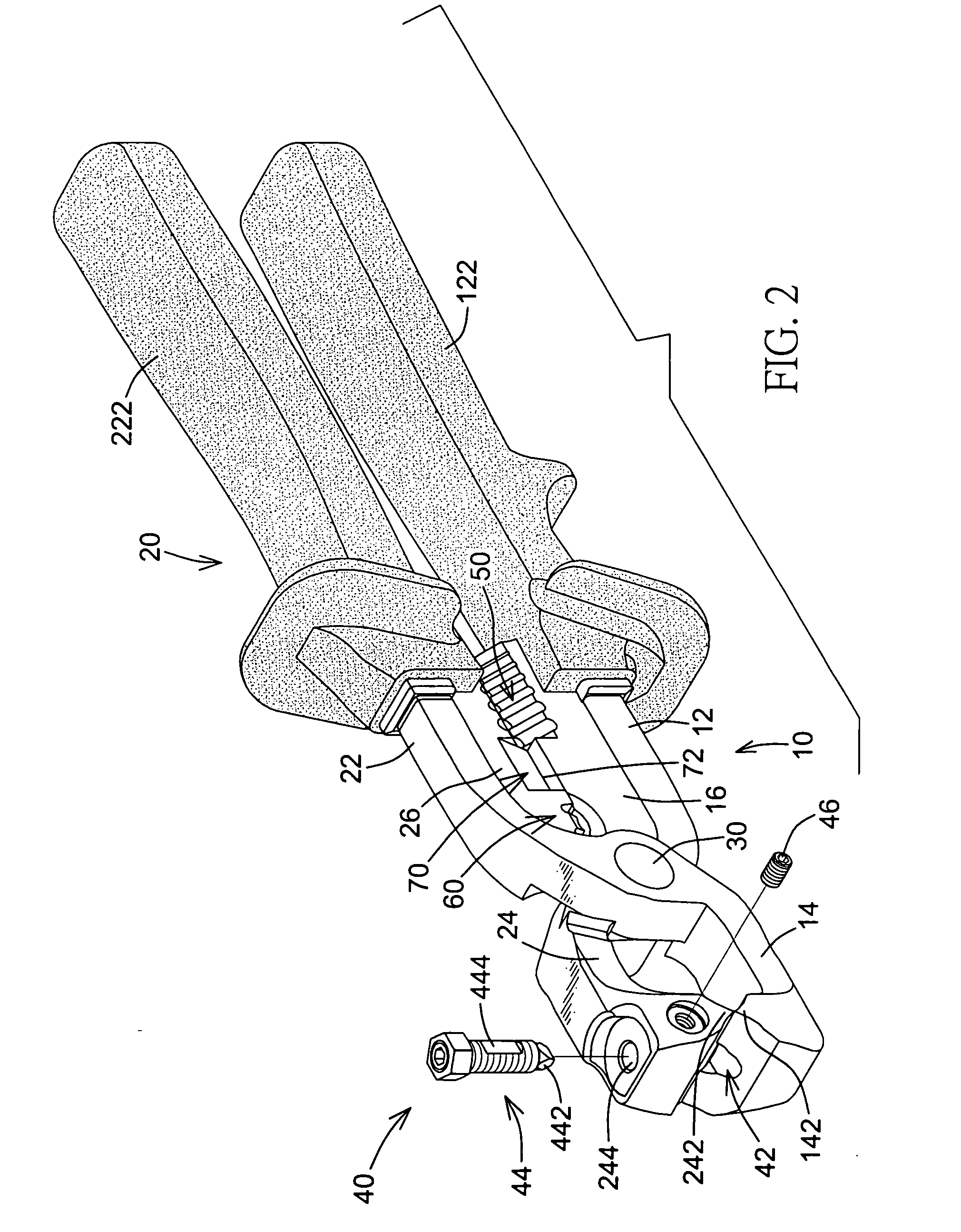 Wire crimping tool