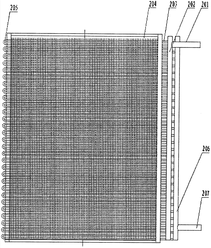 Energy-saving air cooling spray evaporation type condenser system with overhaul washing chamber