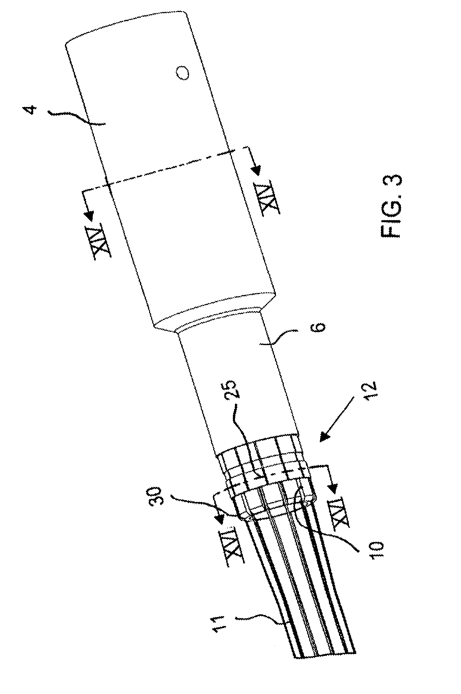 Variably flexible insertion device and method for variably flexing an insertion device