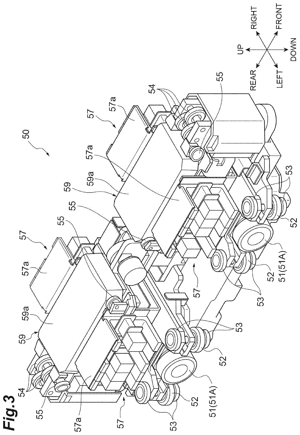 Transfer vehicle system