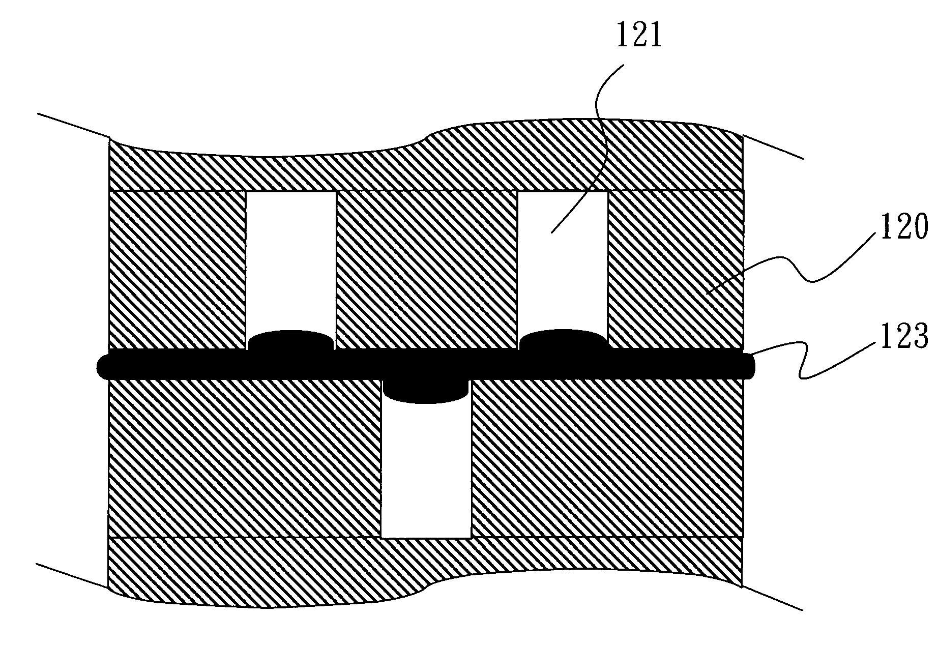 Structure of stacked inkjet head