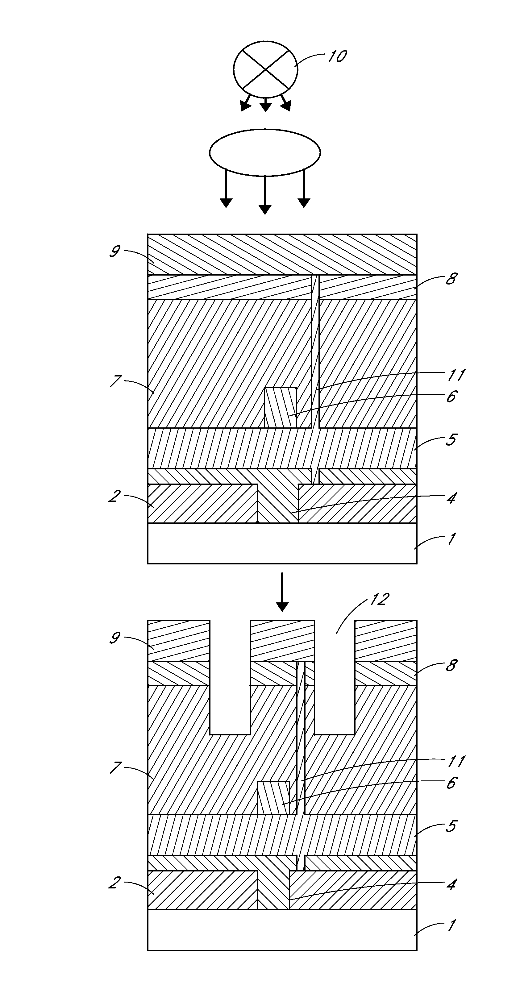 Electrode patterning