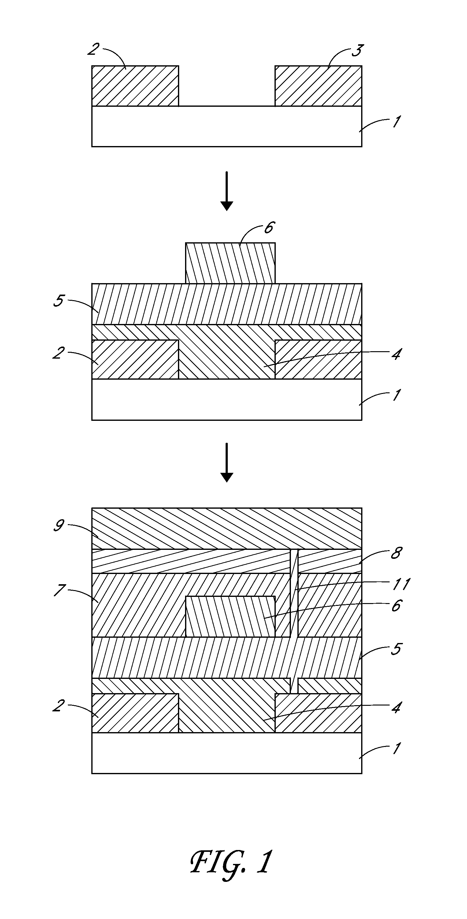 Electrode patterning