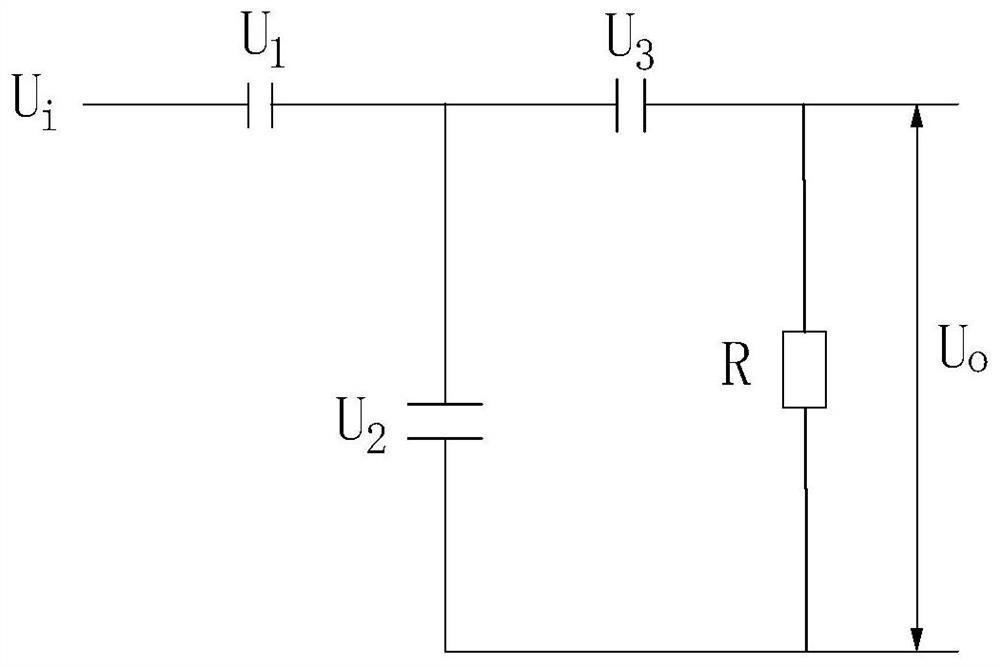 Switch cabinet partial discharge detection system resistant to transient pulse interference