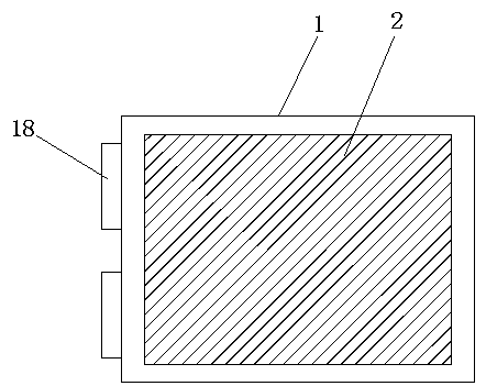 Novel civil three-proof glass