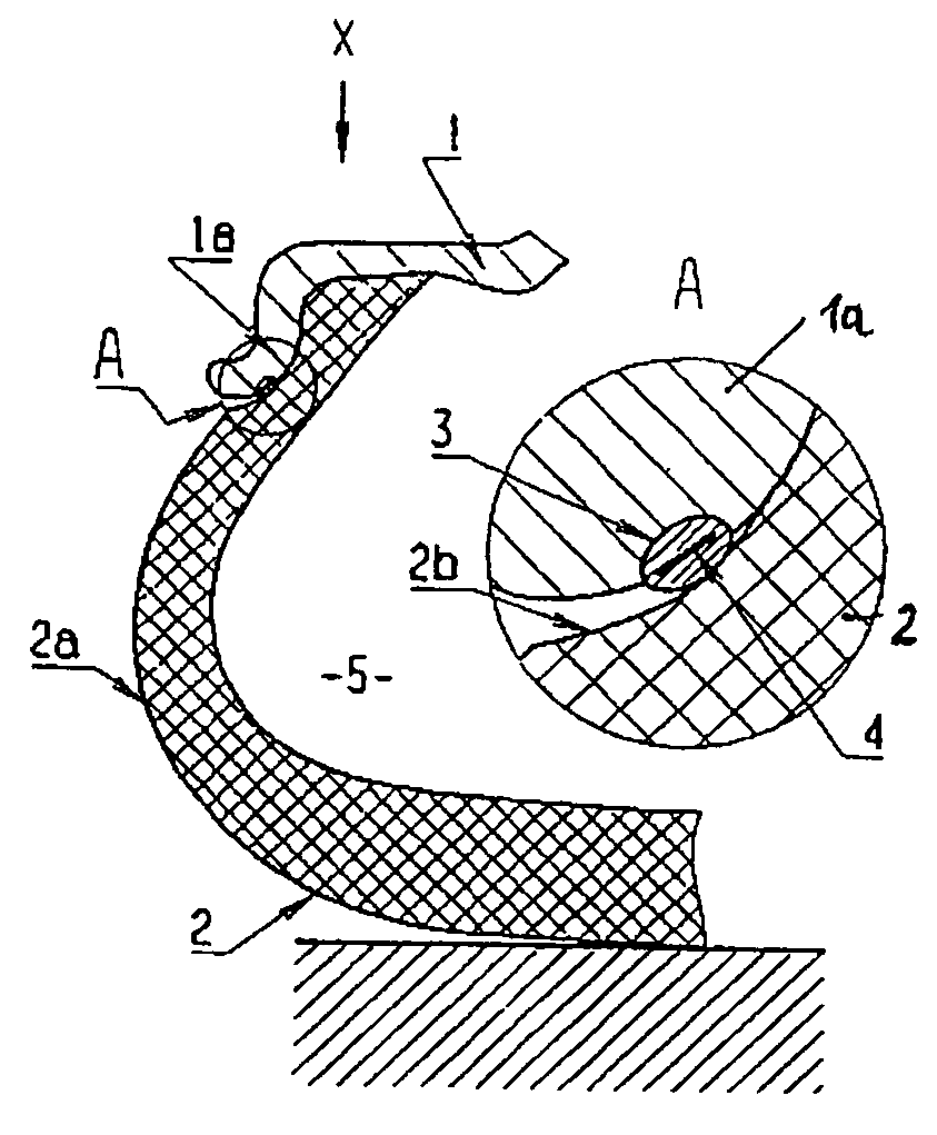 Arrangement for filling air into a rotating pneumatic tire