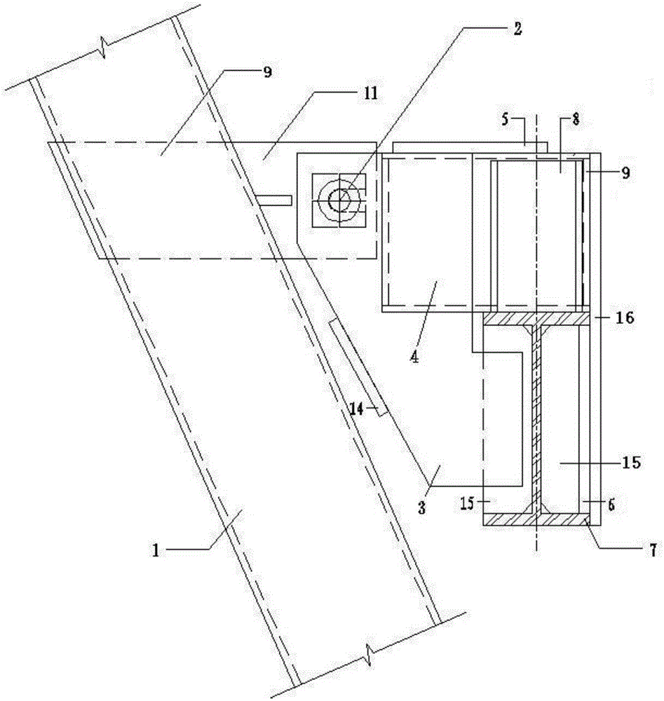 Connecting structure of heavy-load GRC curtain wall system and all-steel main structure