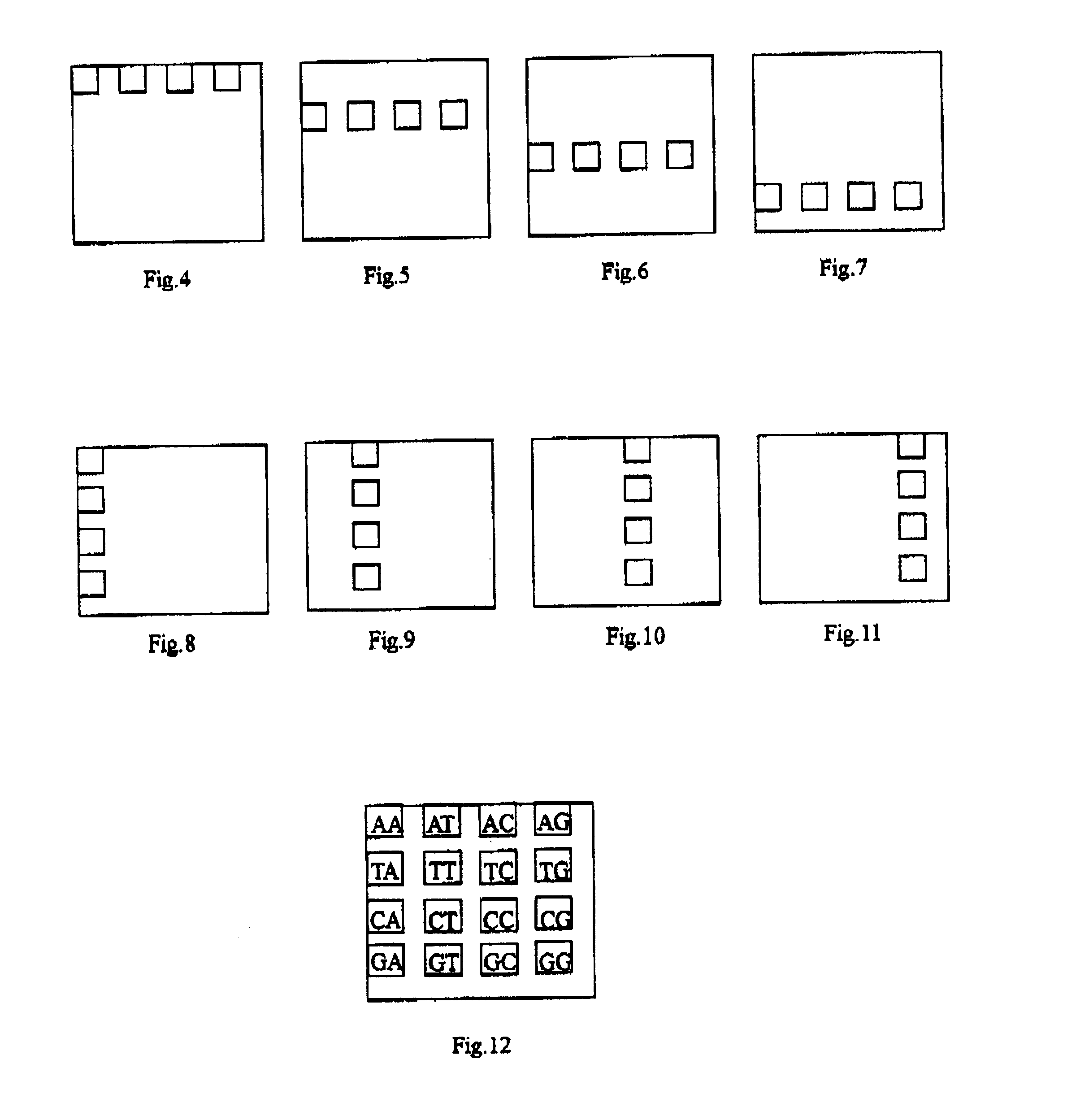 Method for the preparation of compound micro array chips and the compound micro array chips produced according to said method